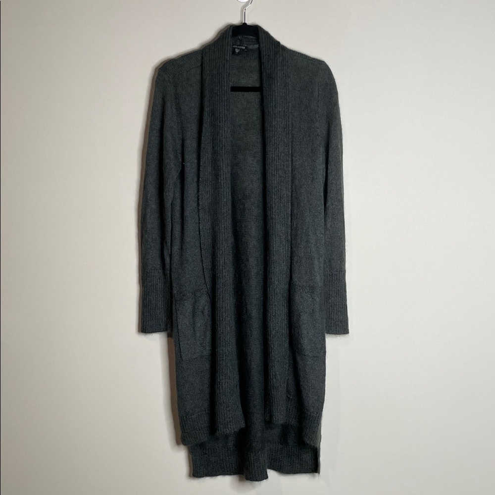 Eileen Fisher | Women’s Long Open-Front Cardigan Mohair Blend Size Small
